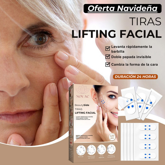 (PACK 120 Unidades) Tiras de Lifting facial efecto Natural "Buena Cara" l BeautySide™