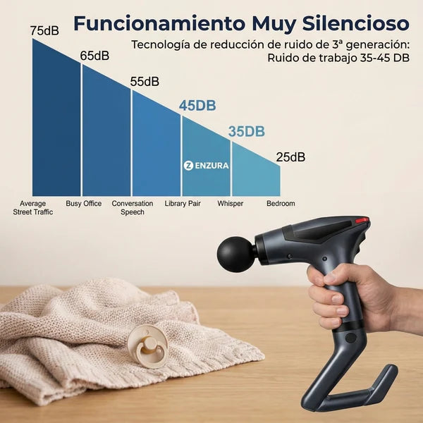 Pistola Masajeadora Multifunción