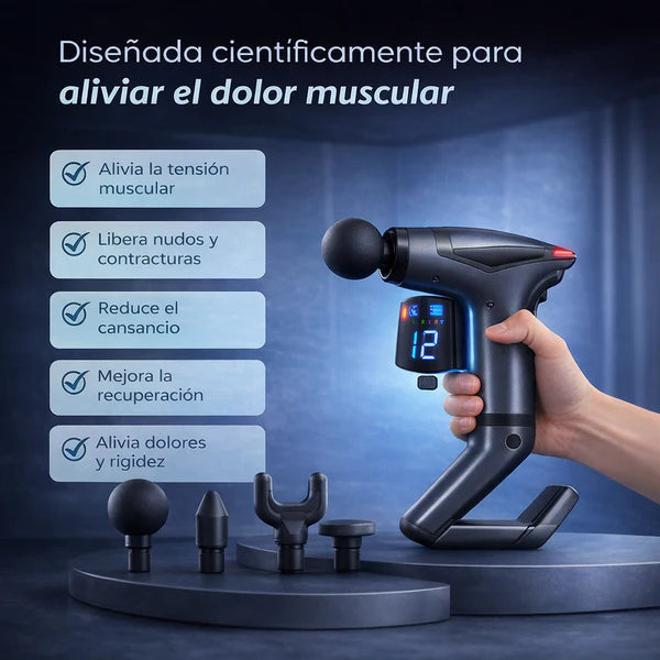 Pistola Masajeadora Multifunción