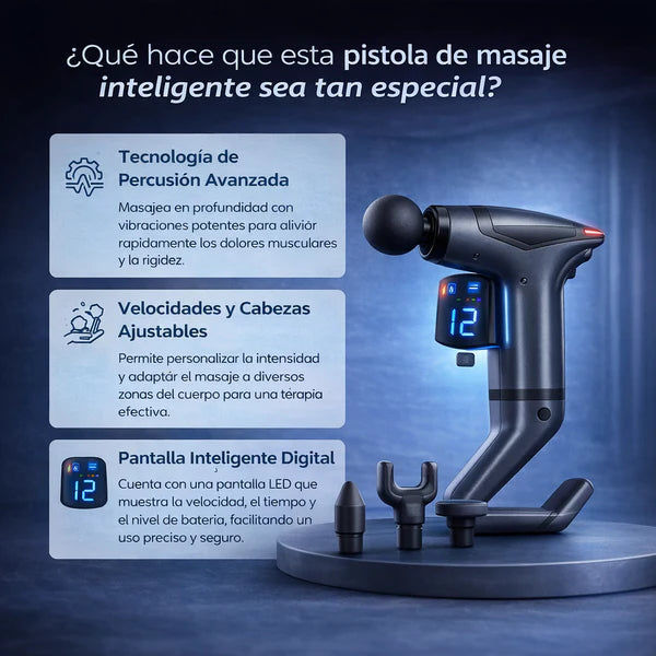 Pistola Masajeadora Multifunción