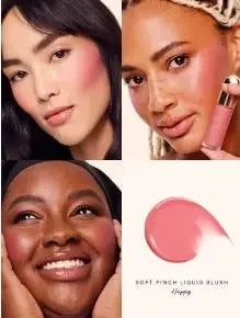 Rare Beauty Liquid Powder Bluesher Highlight Gloss Durable Waterproof Natural Gloss Effect Illuminates Contour Changes Face