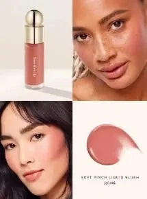 Rare Beauty Liquid Powder Bluesher Highlight Gloss Durable Waterproof Natural Gloss Effect Illuminates Contour Changes Face