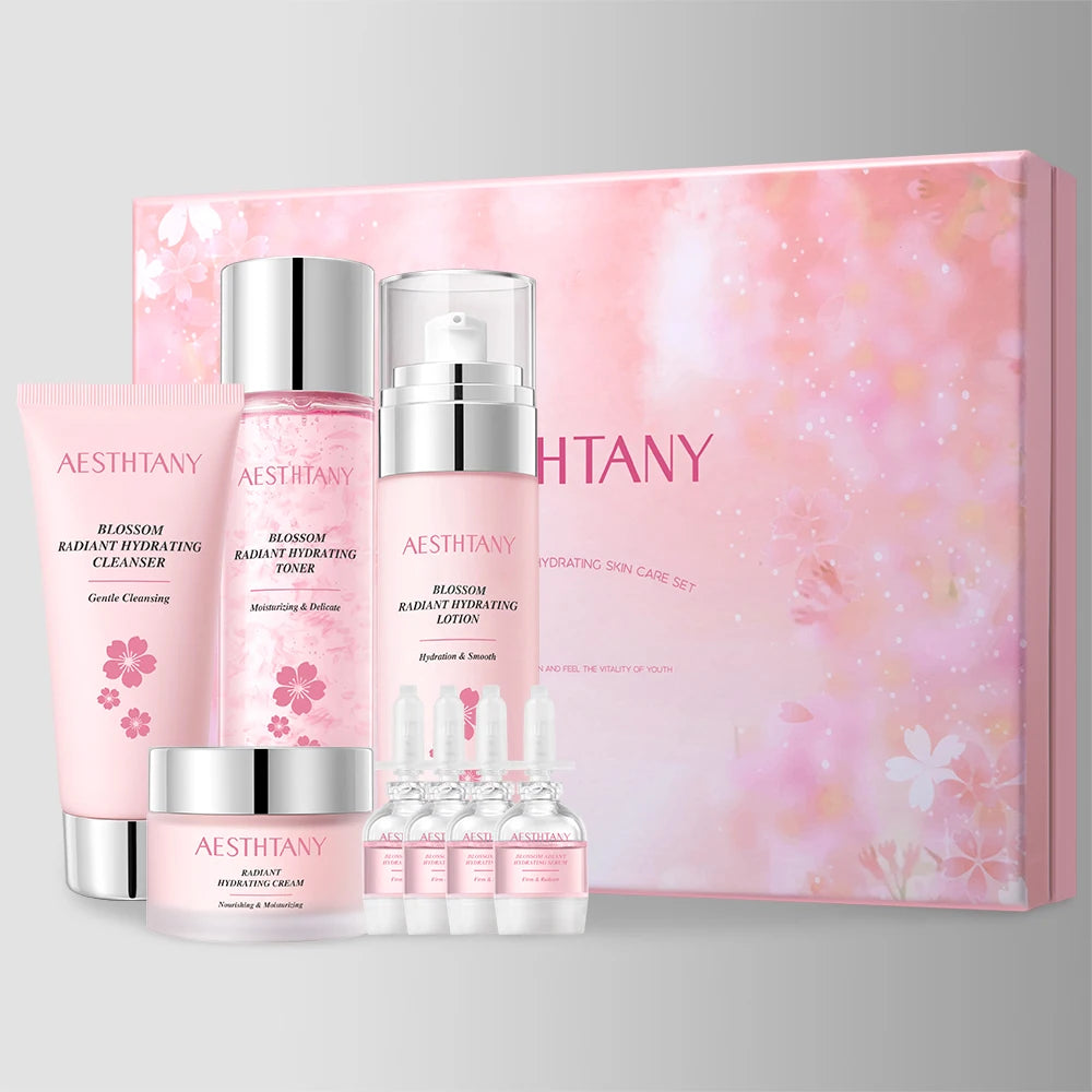 Moisturizing10pieces skin care set, hydrating, moisturizing,brightening and tender skin,whitening and moisturizing essence