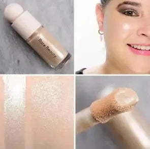 Rare Beauty Liquid Powder Bluesher Highlight Gloss Durable Waterproof Natural Gloss Effect Illuminates Contour Changes Face